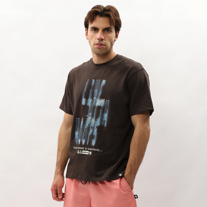 AHSV395-1 Футболка Bad5 Off-Court коричневый