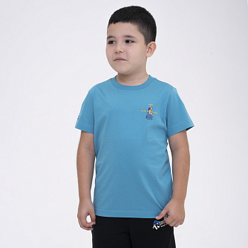 YHSU127-4 Футболка Outdoor синяя