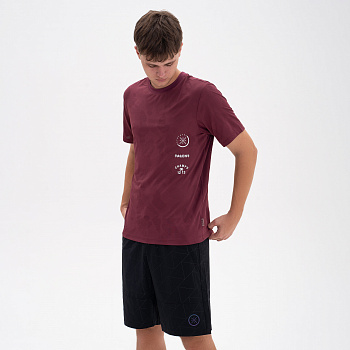 ATSU351-5 Футболка Wade бордовая