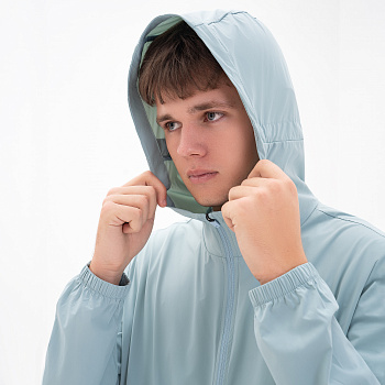 AFDU163-6 Ветровка Running голубая